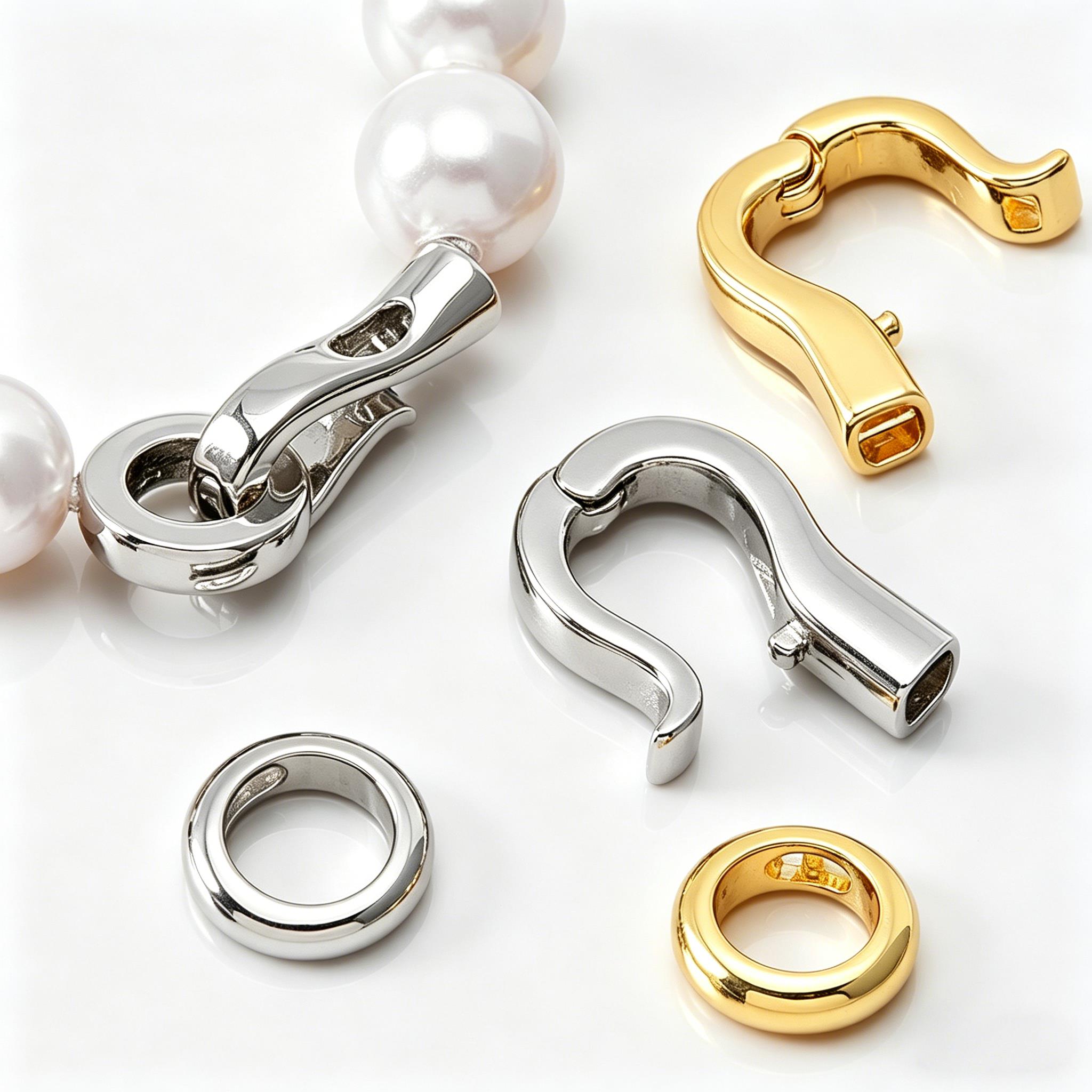2pcs 4pcs 18K Gold Plated Bras - Jewelry Making With Beads 评论和价格