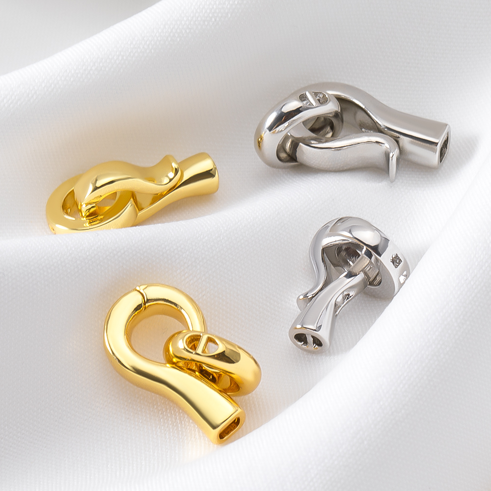 2pcs 4pcs 18K Gold Plated Bras - Jewelry Making With Beads 评论和价格