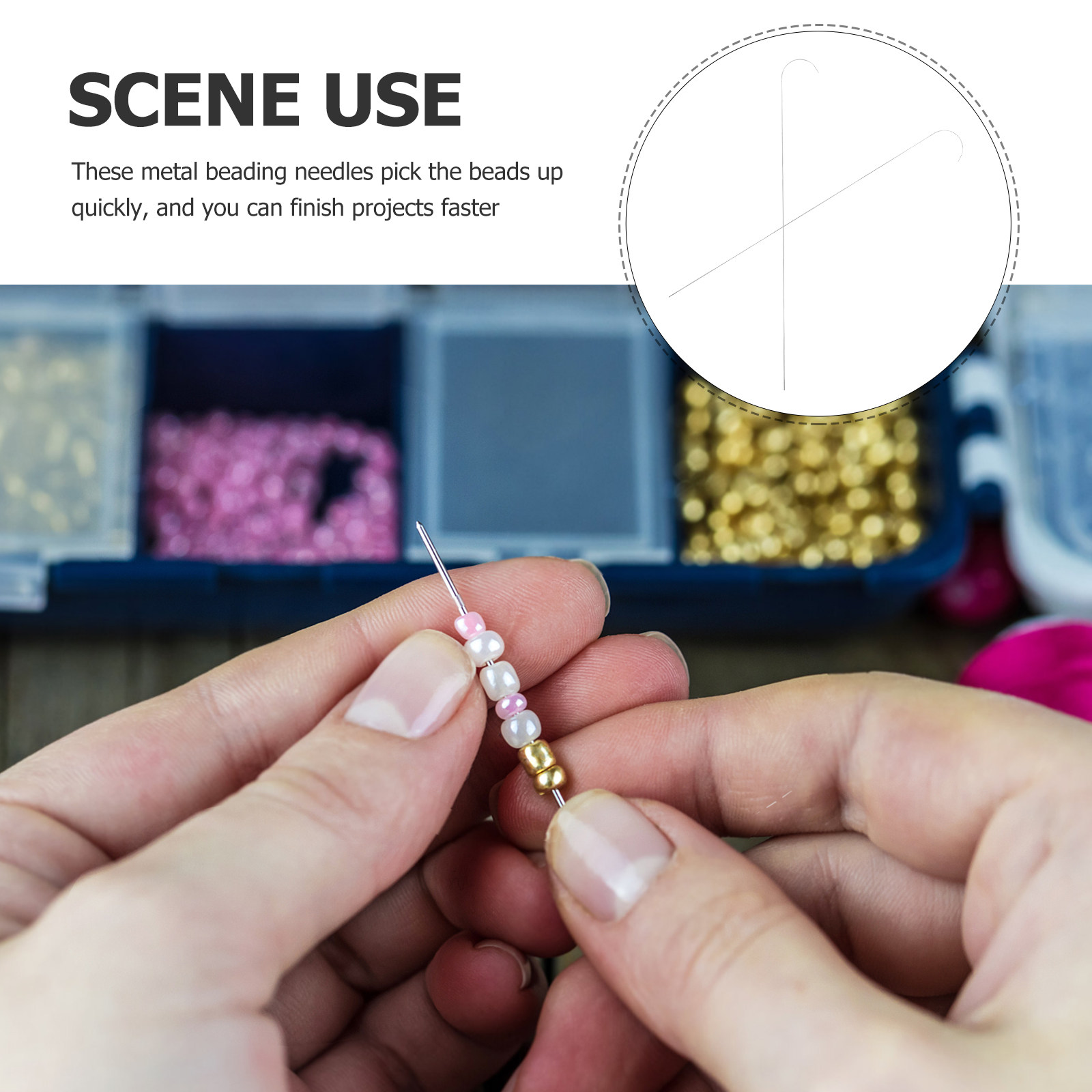 10Pcs Metal Opening Curved Bea - Jewelry Making Thread 评论和价格