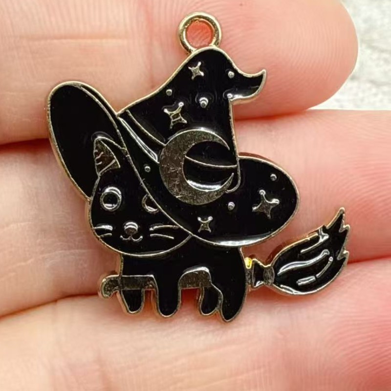 10pcs Original Alloy Enamel Bl - Jewelry Making Charms 评论和价格