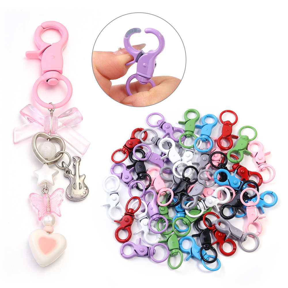 5Pcs/Lot Colorful Swivel Lobst - Jewelry Making Material 评论和价格