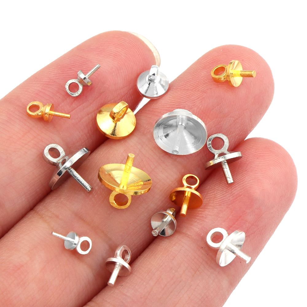 20-100pcs Brass Half hole Char - Jewelry Making Charms 评论和价格