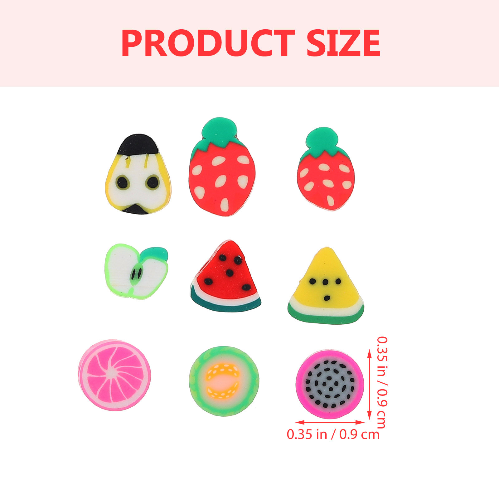 100Pcs Premium Polymer Clay Fr - Jewelry Making Ideas With Beads 评论和价格