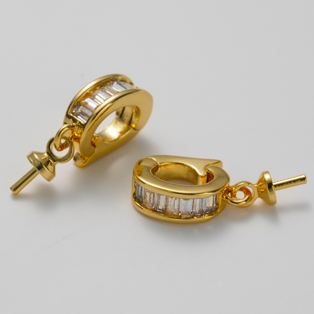 2pcs 18K Gold Plated Brass Eye - Jewelry Making Charms 评论和价格