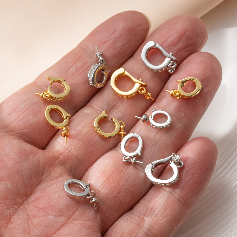 2pcs 18K Gold Plated Brass Eye - Jewelry Making Charms 评论和价格