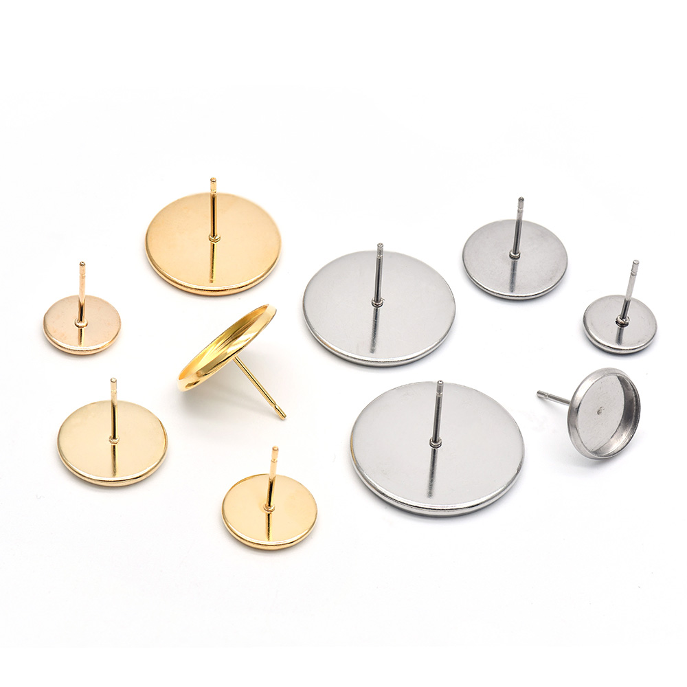 10pcs 316 Stainless Steel Blan - Jewelry Making Tray 评论和价格