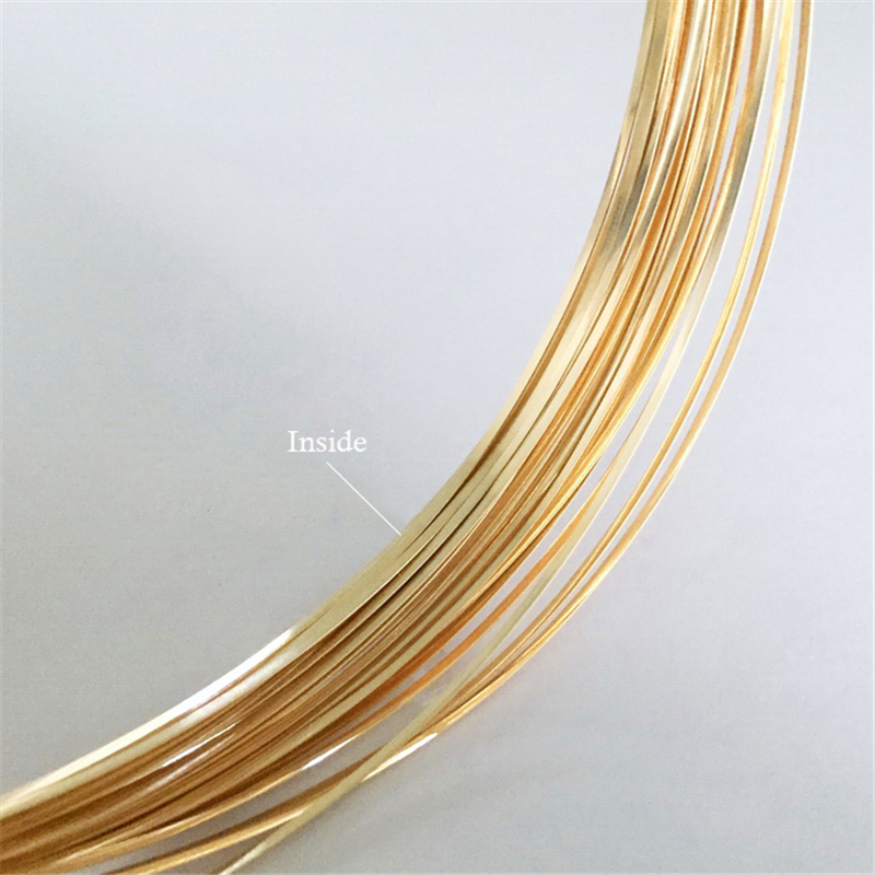 14K Gold Filled Half Round Wir - Jewelry Making Gold Wire 评论和价格
