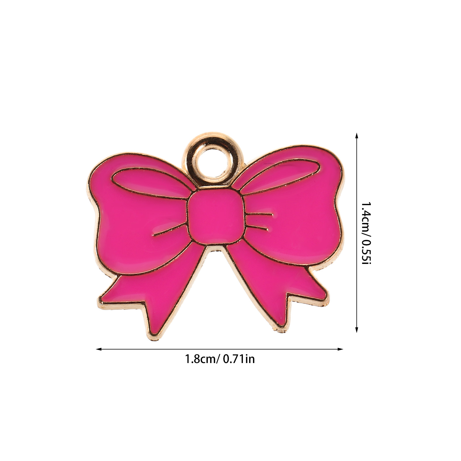 40Pcs Alloy Bowknot Pendant Ch - Jewelry Making For Teens 评论和价格