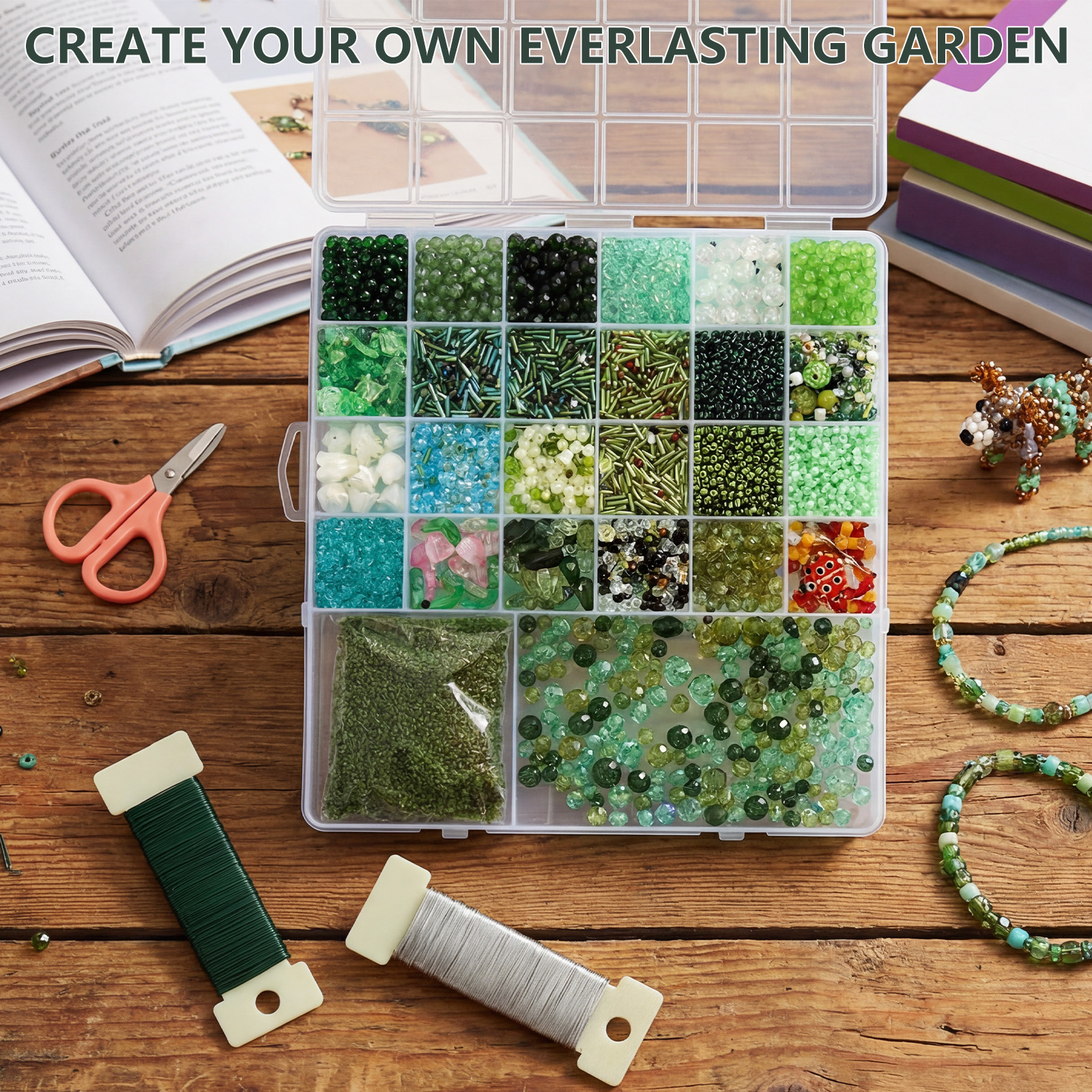Beaded Plant Kit with Artifici - Jewelry Making Videos 评论和价格