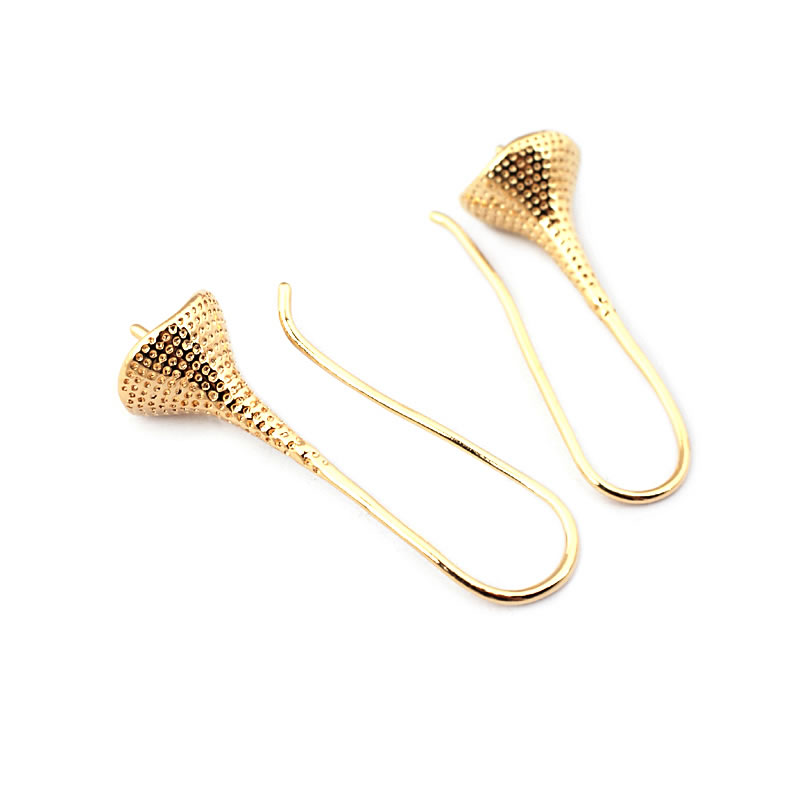 18K Gold Color Brass Can fit H - Jewelry Making With Beads 评论和价格