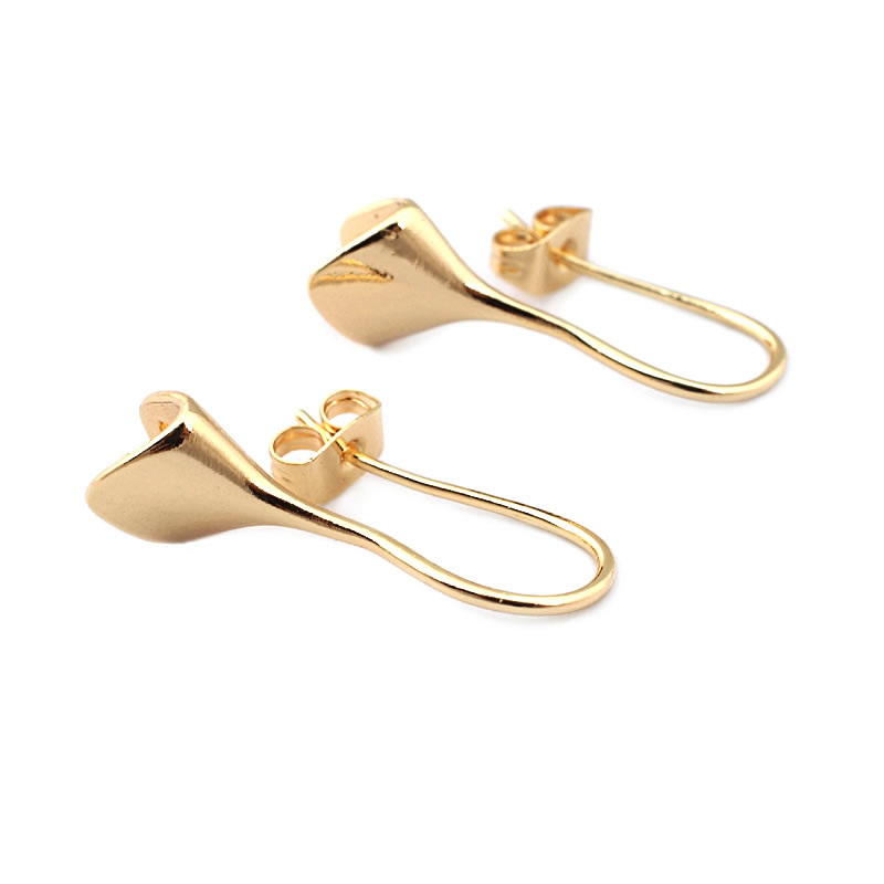18K Gold Color Brass Can fit H - Jewelry Making With Beads 评论和价格