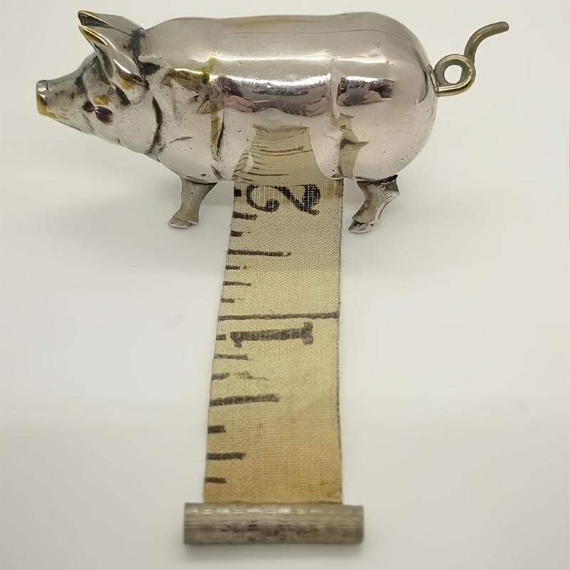 Small Cute Pig Measuring Tape, - Jewelry Making Tools 评论和价格