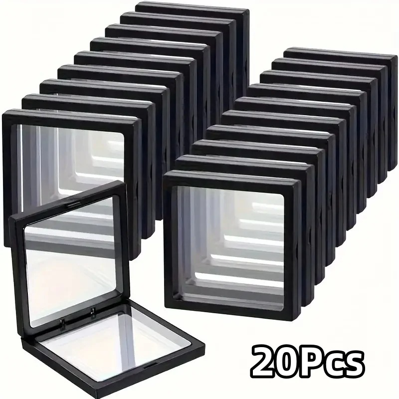 20Pcs Clearview 3D Floating Di - Jewelry Making Tray 评论和价格