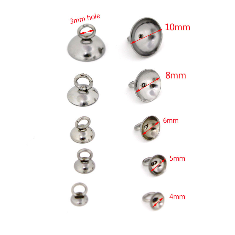 20Pcs 4/5/6/8/10mm Stainless S - Jewelry Making With Beads 评论和价格