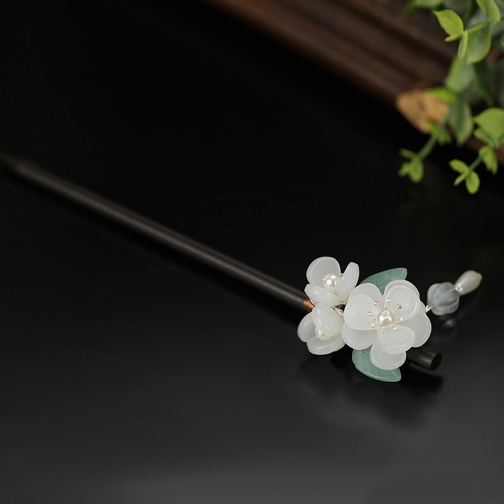 Retro Flower Hairpin With Pear - Jewelry Making With Beads 评论和价格