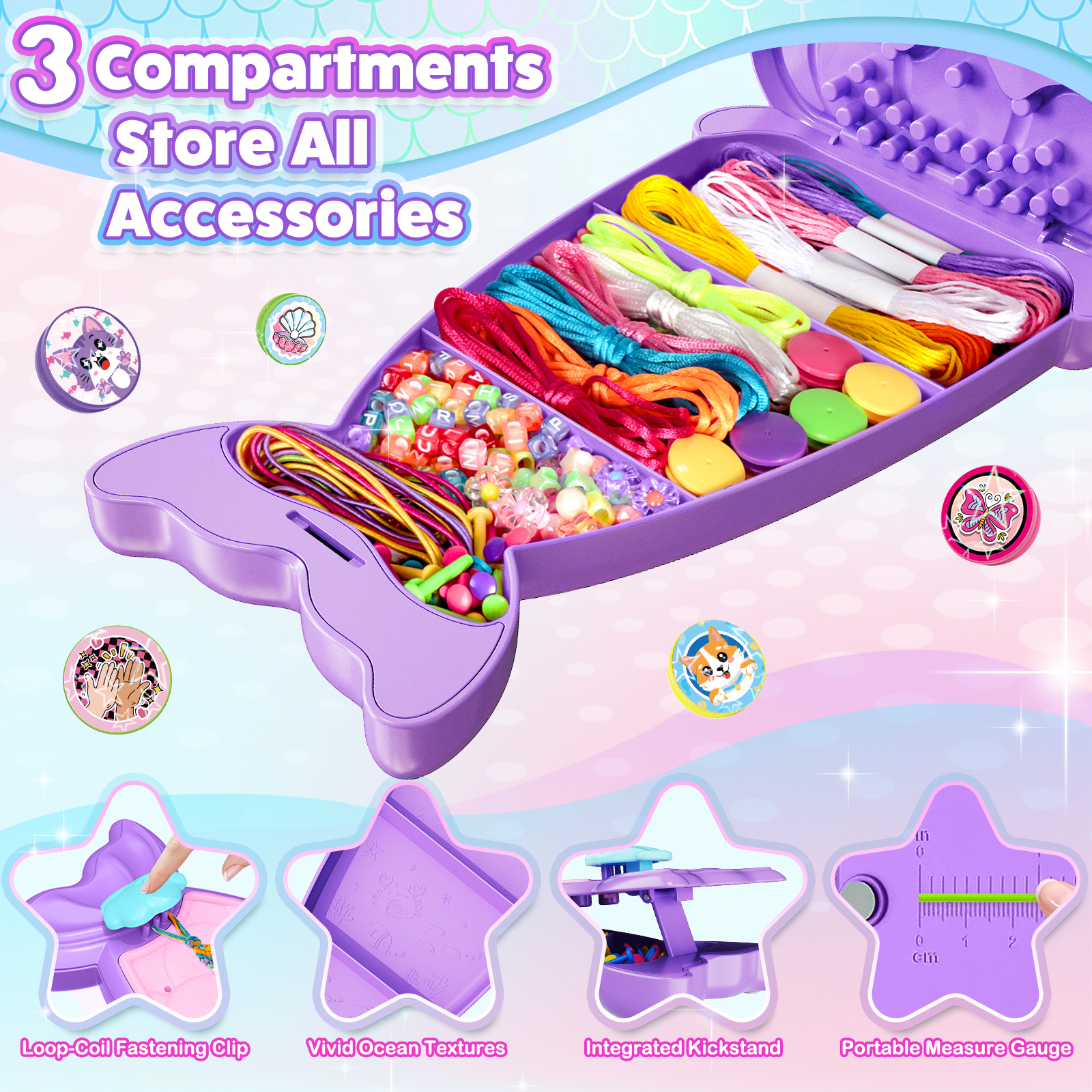 Friendship Bracelet Making Kit - Jewelry Making Ideas With Beads 评论和价格