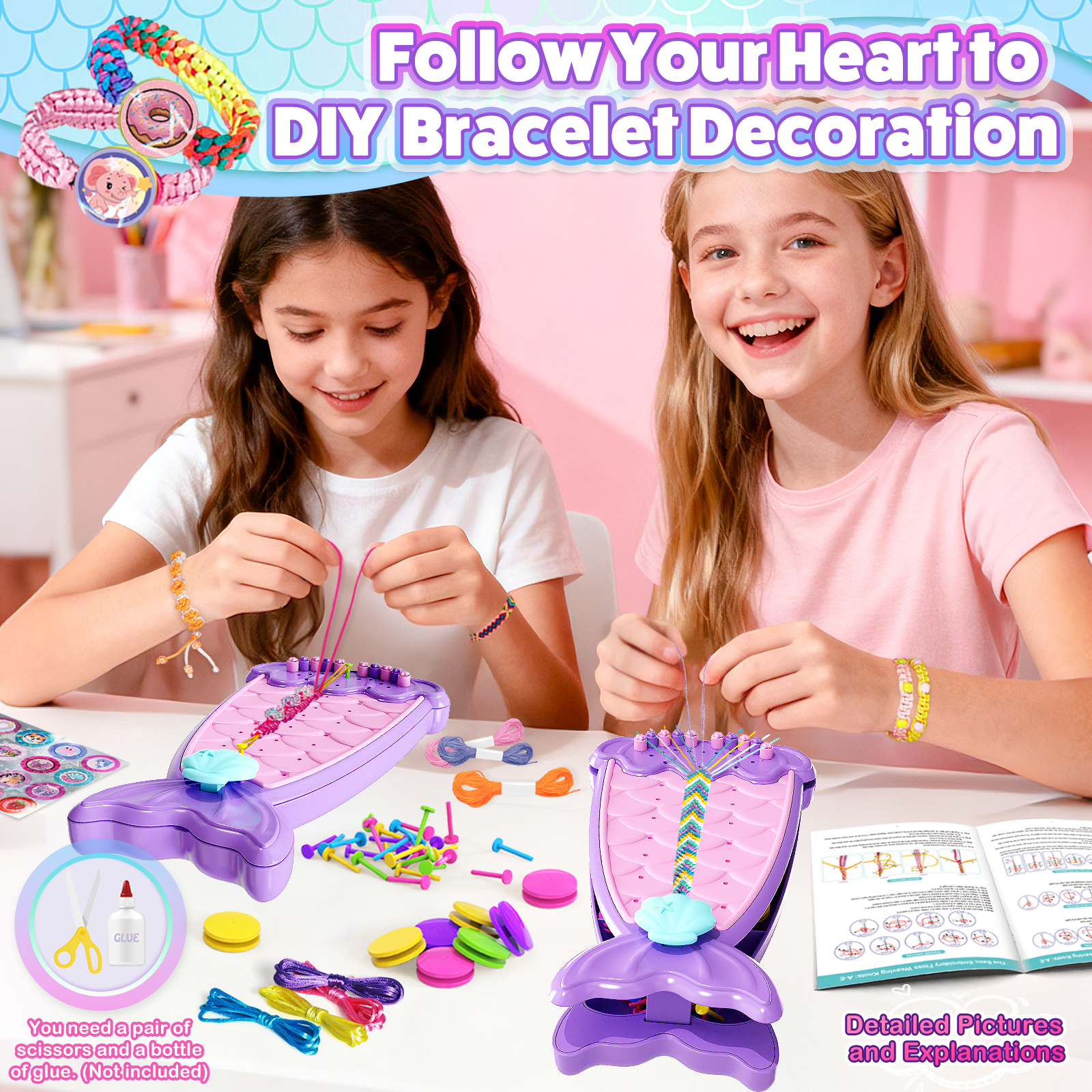 Friendship Bracelet Making Kit - Jewelry Making Ideas With Beads 评论和价格