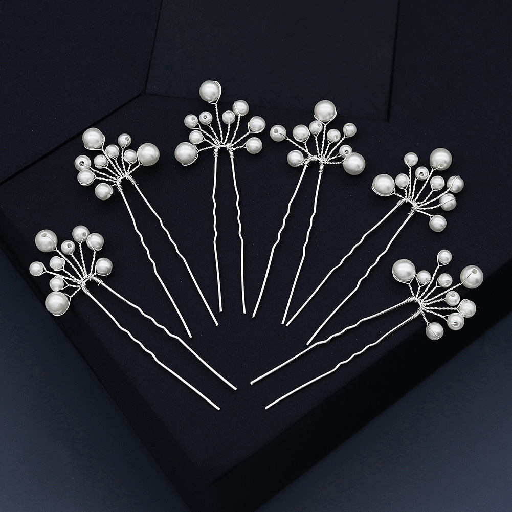 Vintage Pearl Flower Hairpin S - Jewelry Making With Beads 评论和价格