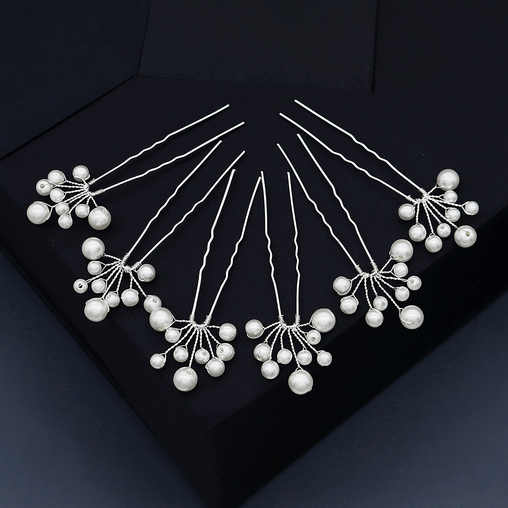 Vintage Pearl Flower Hairpin S - Jewelry Making With Beads 评论和价格