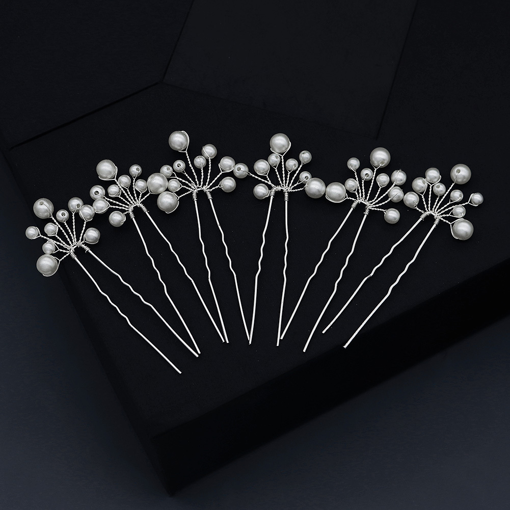 Vintage Pearl Flower Hairpin S - Jewelry Making With Beads 评论和价格